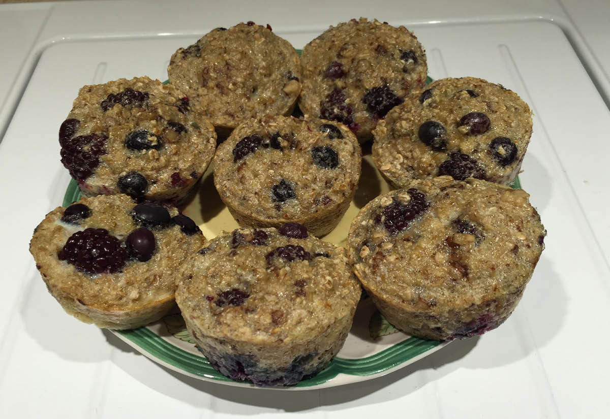 A view of Muscle Muffins from a Rev32 recipe