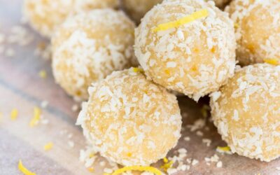 Lemon Coconut Protein Bites Recipe