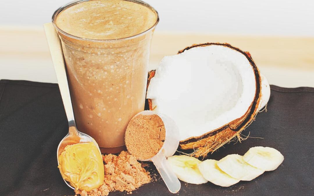 Peanut Butter Cup Recovery Smoothie Recip