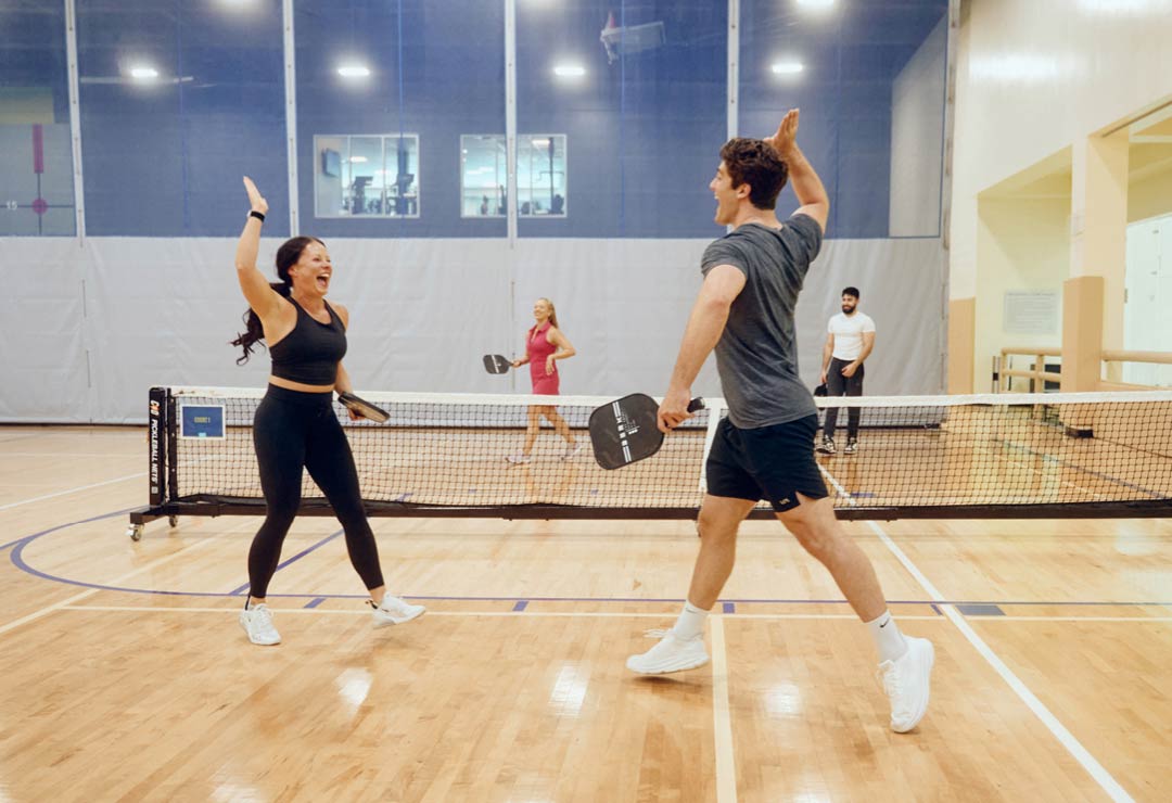 ClubSport members discovering the benefits of pickleball playing this popular sport